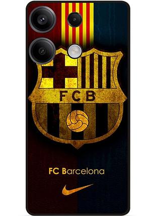 Силіконовий чохол бампер для xiaomi redmi note 13 pro 5g з малюнком barcelona барселона