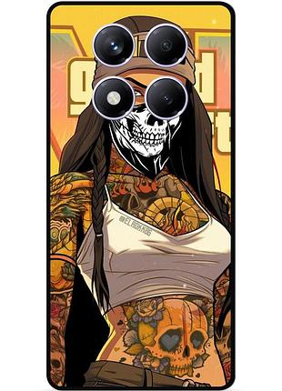 Силіконовий бампер чохол для xiaomi redmi note 14 pro 5g з малюнком gta гта