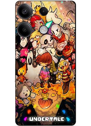 Силіконовий чохол бампер для xiaomi redmi note 13 5g з малюнком андертейл undertale