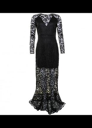 Кружевное платье вечернее от boohoo
