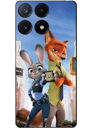 Чехол силиконовый бампер для motorola edge 60 fusion с рисунком джуди зверополис zootopia