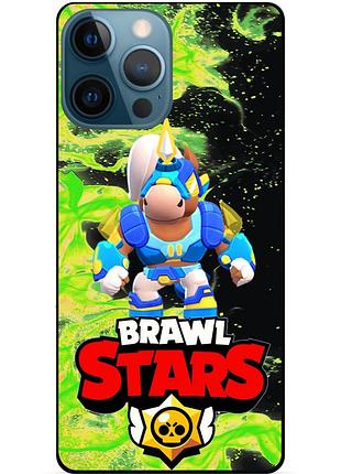 Силиконовый чехол с героем бравл старс brawl stars для xiaomi samsung motorola nokia iphone zte oppo realme берри 2