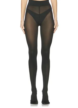 Колготки velvet de luxe 66 deep green wolford
