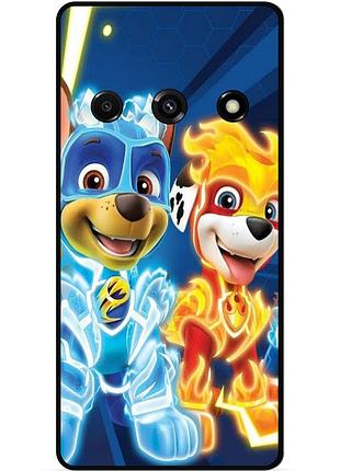 Силиконовый чехол для samsung j7 j710 с рисунком щенячий патруль
