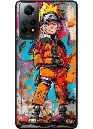 Силіконовий бампер чохол для xiaomi redmi note 11 з малюнком наруто аниме marvel naruto
