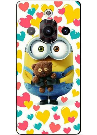 Силиконовый бампер чехол для zte nubia focus pro с рисунком миньон боб minion