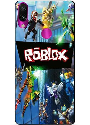 Силіконовий чохол бампер для huawei honor 10i з картинкою roblox роблокс