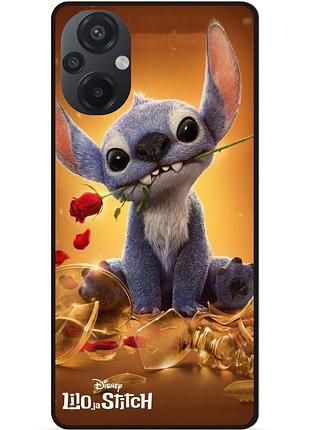 Силиконовый чехол бампер для xiaomi poco m5 stitch лило и стич