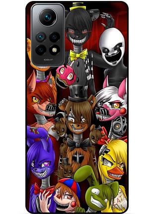 Силіконовий бампер чохол для xiaomi redmi note 12 pro з малюнком freddy фредді аніматроніки
