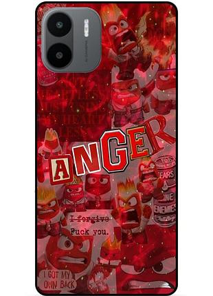 Чехол силиконовый бампер для xiaomi redmi a2 с рисунком головоломка anger