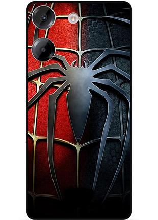 Силиконовый бампер чехол для tecno camon 20 pro с рисунком человек паук spider man