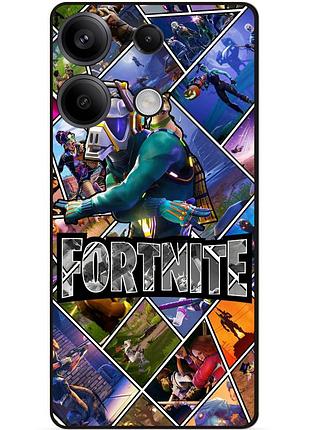 Силіконовий чохол бампер для huawei honor x8a з картинкою фортнайт fortnite