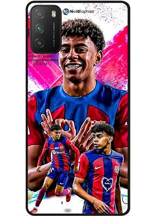 Силіконовий чохол бампер для xiaomi poco m3 з малюнком lamine yamal ламин ямаль