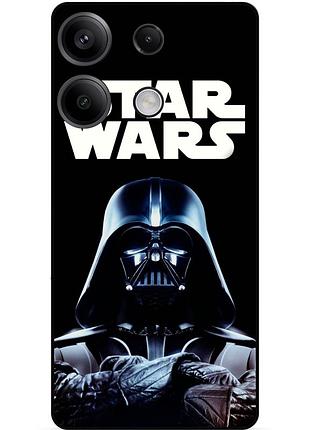 Силиконовый бампер чехол для huawei honor x8a с рисунком star wars звездные войны дарт вейдер
