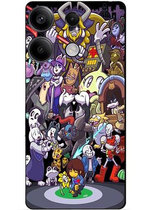 Силіконовий чохол бампер для infinix smart 7 hd з малюнком undertale андертейл