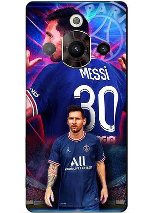 Силіконовий чохол бампер для zte nubia focus pro з малюнком мессі псж messi