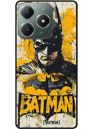Чехол силиконовый бампер для tecno spark go 2024 с рисунком batman dc бэтмен