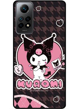 Силіконовий бампер чохол для xiaomi redmi note 11 pro з малюнком kuromi куроми
