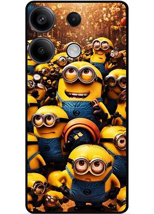 Силиконовый бампер чехол для huawei honor x8a с картинкой minion миньоны