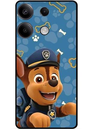 Силіконовий чохол бампер для xiaomi redmi note 13 pro 5g з малюнком щенячий патруль