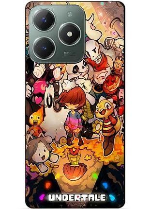 Силіконовий чохол бампер для tecno spark 20 pro з малюнком андертейл undertale