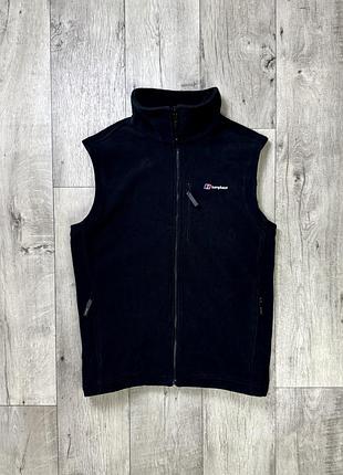 Berghaus жилетка 2xl размер флисовая трекинговая черная