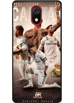 Чехол силиконовый бампер для samsung j3 j330 с рисунком sergio ramos серхио рамос real madrid