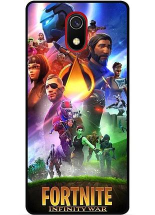 Силіконовий чохол бампер для samsung j5 j530 з малюнком fortnite фортнайт