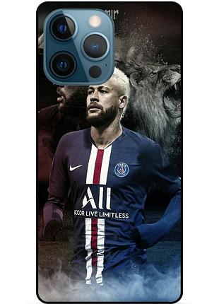 Силиконовый бампер чехол для iphone 12 pro max с рисунком neymar неймар