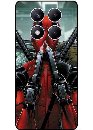 Силиконовый бампер чехол для tecno spark 30 pro с рисунком deadpool дэдпул