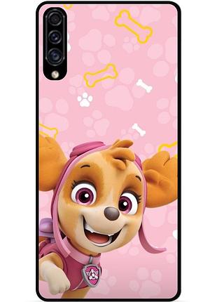 Чехол силиконовый для samsung a30s с рисунком скай щенячий патруль