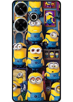 Силиконовый бампер чехол для infinix hot 30i (x669d) с картинкой миньоны minion