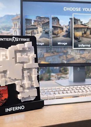 Counter-strike 3d карта inferno (cs2) + підставка