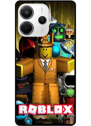 Силиконовый чехол для xiaomi redmi note 14 5g с рисунком roblox роблокс