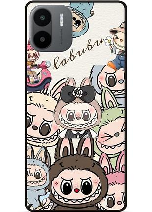 Силіконовий бампер чохол для xiaomi redmi a2 з малюнком лабубу labubu