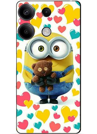 Силіконовий чохол бампер для huawei honor x6a з малюнком міньйон боб minion