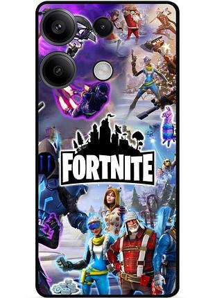 Силиконовый чехол бампер для infinix smart 7 hd игра fortnite фортнайт