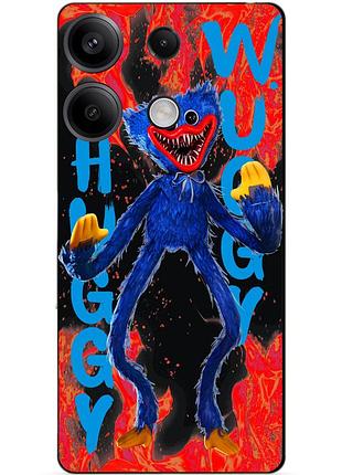 Силиконовый бампер чехол для huawei honor x6a с рисунком huggy wuggy хагги вагги