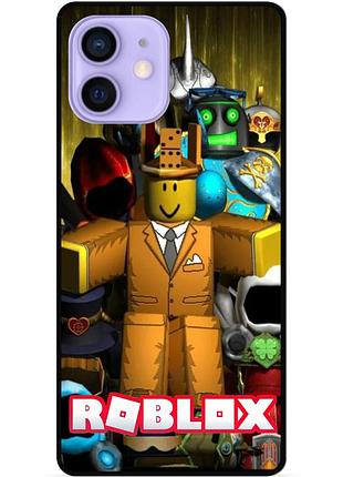 Силиконовый чехол для iphone 12 mini с рисунком roblox роблокс