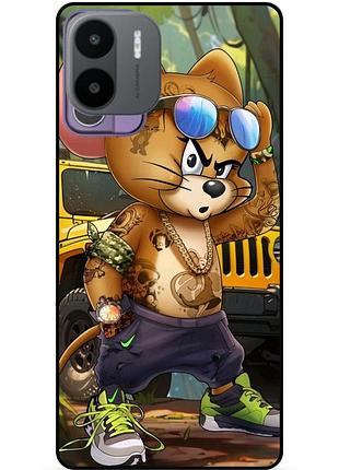 Чехол силиконовый бампер для xiaomi redmi a2 с рисунком том и джерри