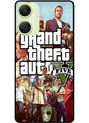 Силіконовий бампер чохол для samsung a06 з малюнком gta гта