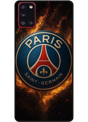 Чехол силиконовый бампер для samsung a21s с рисунком psg псж