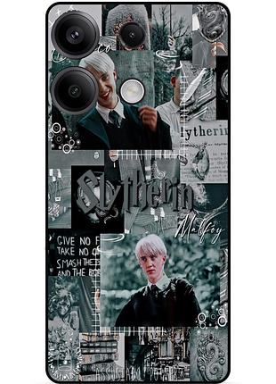 Чехол силиконовый для huawei honor x8a с рисунком slytherin слизерин драко малфой гарри поттер harry