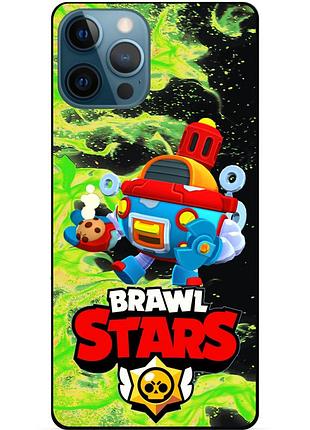 Силиконовый чехол с героем бравл старс brawl stars для xiaomi samsung motorola nokia iphone zte oppo realme перл 2
