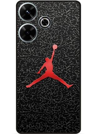 Чехол силиконовый бампер для infinix hot 30 (x6831) с рисунком jordan джордан