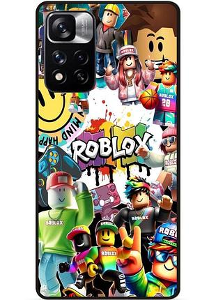 Силиконовый чехол для xiaomi redmi 10 с рисунком роблокс roblox