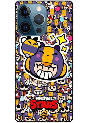 Силиконовый чехол стикеры бравл старс brawl stars для xiaomi samsung motorola nokia iphone zte oppo realme беа