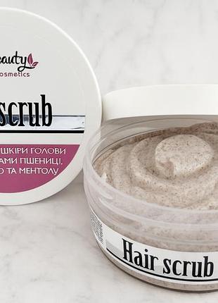 Скраб для кожи головы с протеинами пшеницы top beauty, 250 мл