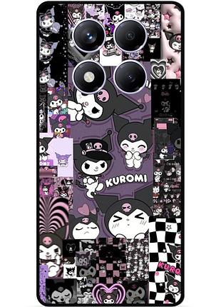 Силіконовий бампер чохол для tecno spark 30 pro з малюнком kuromi куроми