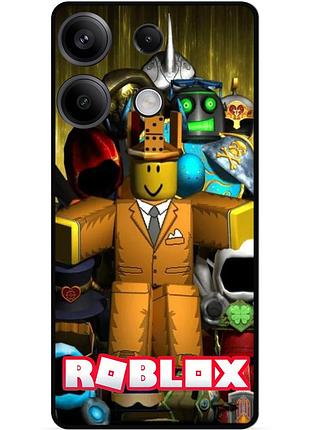 Силиконовый чехол для xiaomi redmi note 13 5g с рисунком roblox роблокс